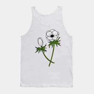 Anemone Flower Tank Top